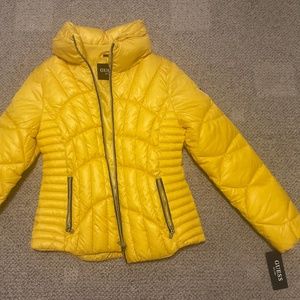 New Yellow Puffer Jacket